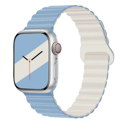 Magnetic Strap For Apple Watch Bands 45mm 38mm 49mm 40mm 42mm 41mm Silicone Sport Bracelet iWatch Series ultra 9 6 5 7 8 se 44mm