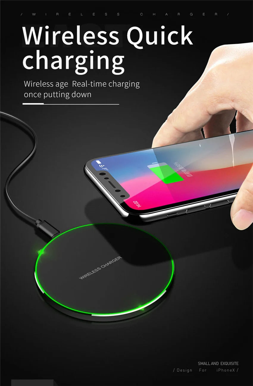 100W Wireless Charger For iPhone 14 13 12 11 Pro XS Max Mini X XR Induction Fast Wireless Charging Pad For Samsung Xiaomi Huawei