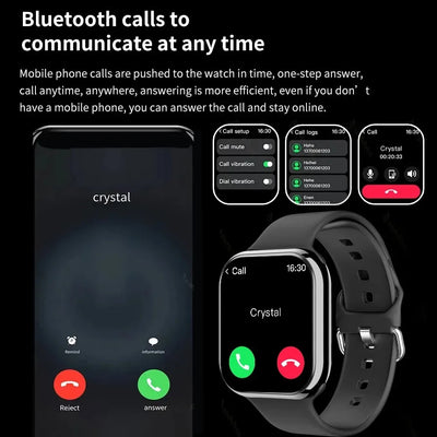 NEW Watch 10 Smart Watch Men Body Temperature BT Call NFC Always on Display GPS Sport Watches Women Smartwatch For Apple Android