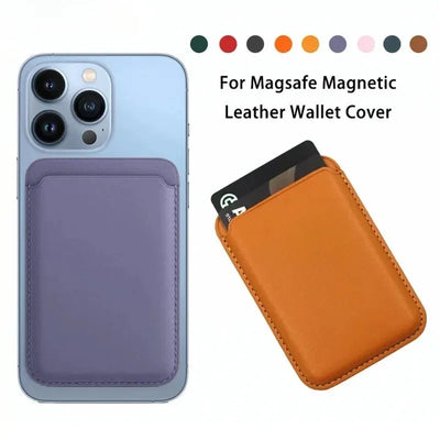 Phone Cases Vanuoxin for IPhone Max Mini Serise Magnetic Leather Card Holder Wallet for Apple Magsafe Cover Accessory phone case