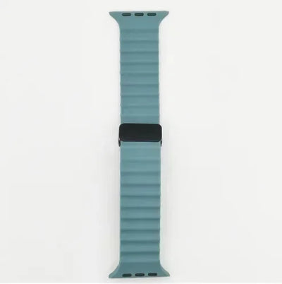 Magnetic Buckle Strap for Apple Watch Band Ultra 2 49mm 45mm 44mm 40mm 41mm 38 42mm Silicone Bracelet IWatch Series 7 6 3 Se 8 9