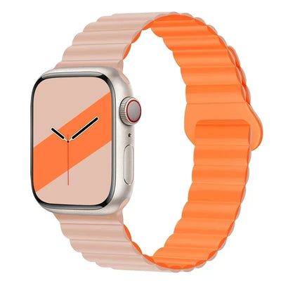 Magnetic Strap For Apple Watch Bands 45mm 38mm 49mm 40mm 42mm 41mm Silicone Sport Bracelet iWatch Series ultra 9 6 5 7 8 se 44mm