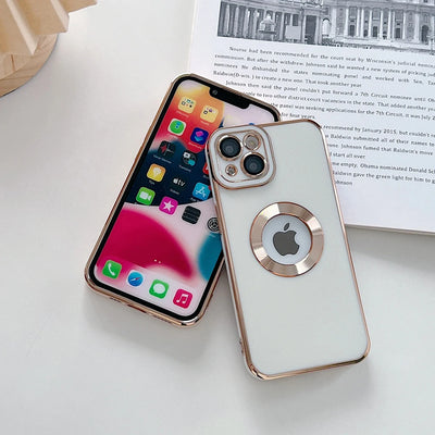 Luxury Fashion Plating Shockproof Phone Cases For iPhone 11 13 12 14 15 Pro Max Plus Silicone Protective Soft Cover Accessories