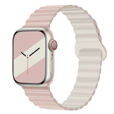 Magnetic Strap For Apple Watch Bands 45mm 38mm 49mm 40mm 42mm 41mm Silicone Sport Bracelet iWatch Series ultra 9 6 5 7 8 se 44mm