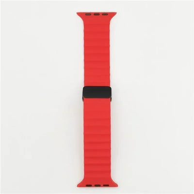 Magnetic Buckle Strap for Apple Watch Band Ultra 2 49mm 45mm 44mm 40mm 41mm 38 42mm Silicone Bracelet IWatch Series 7 6 3 Se 8 9