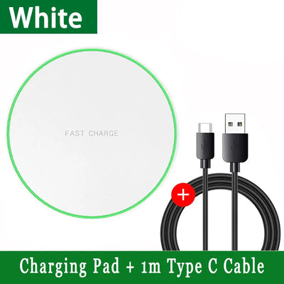 100W Wireless Charger For iPhone 14 13 12 11 Pro XS Max Mini X XR Induction Fast Wireless Charging Pad For Samsung Xiaomi Huawei